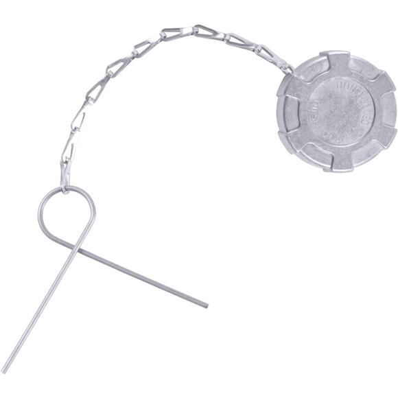 Aluminum Diesel Fuel Cap 2 1/4" for International Ford GMC Trucks No-Lock TINWID - Picture 9 of 9